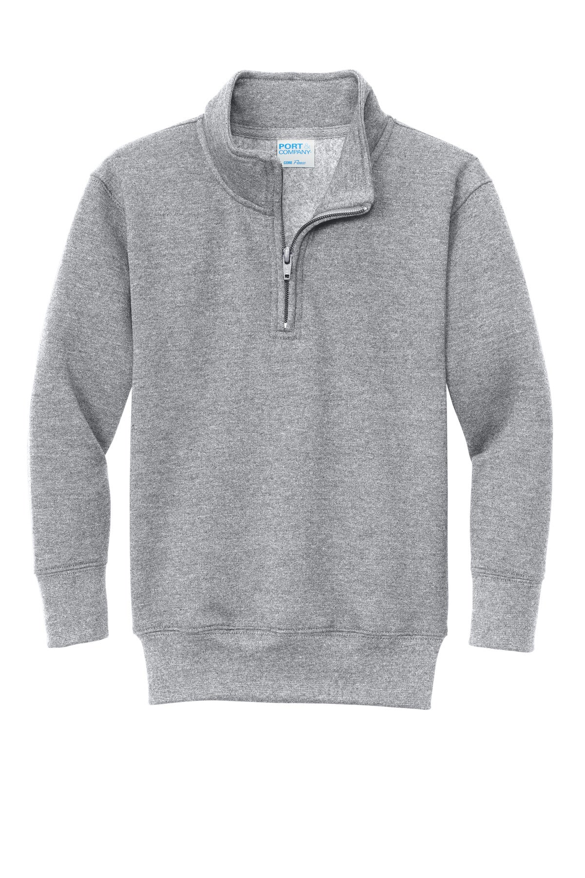 Port & Co Youth Core Fleece 1/4-Zip Pullover Sweatshirt PC78YQ