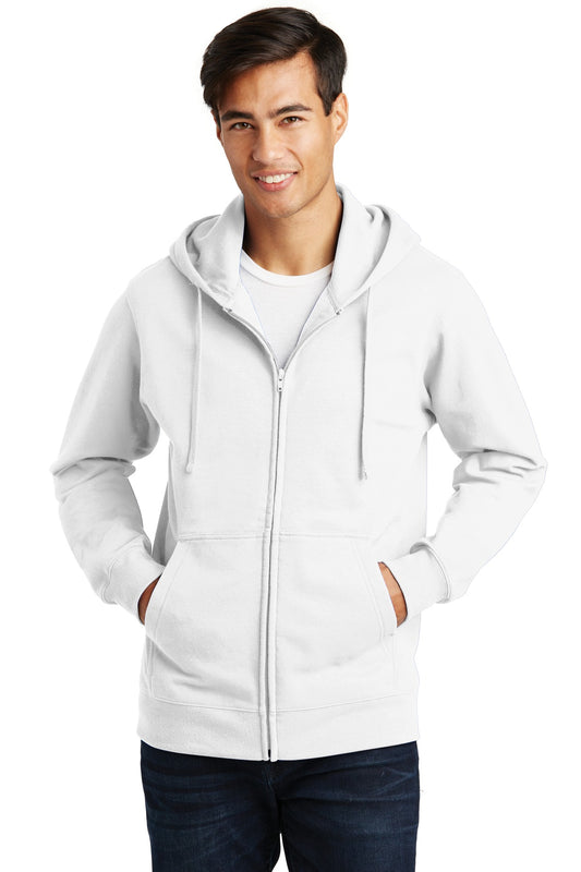 Port & Co Fan Favorite Fleece Full-Zip Hooded Sweatshirt. PC850ZH