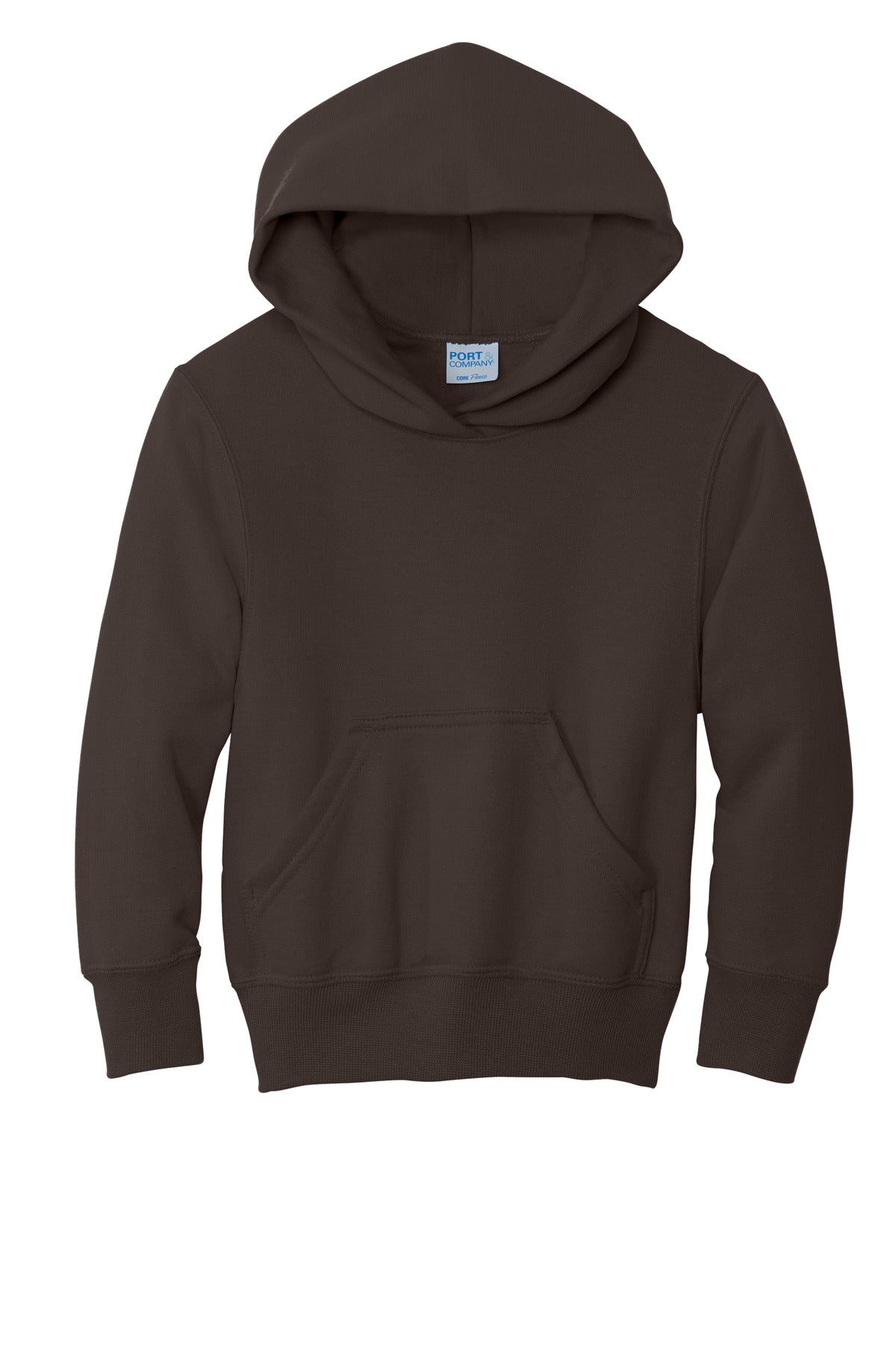 Port & Co Youth Core Fleece Pullover Hooded Sweatshirt. PC90YH