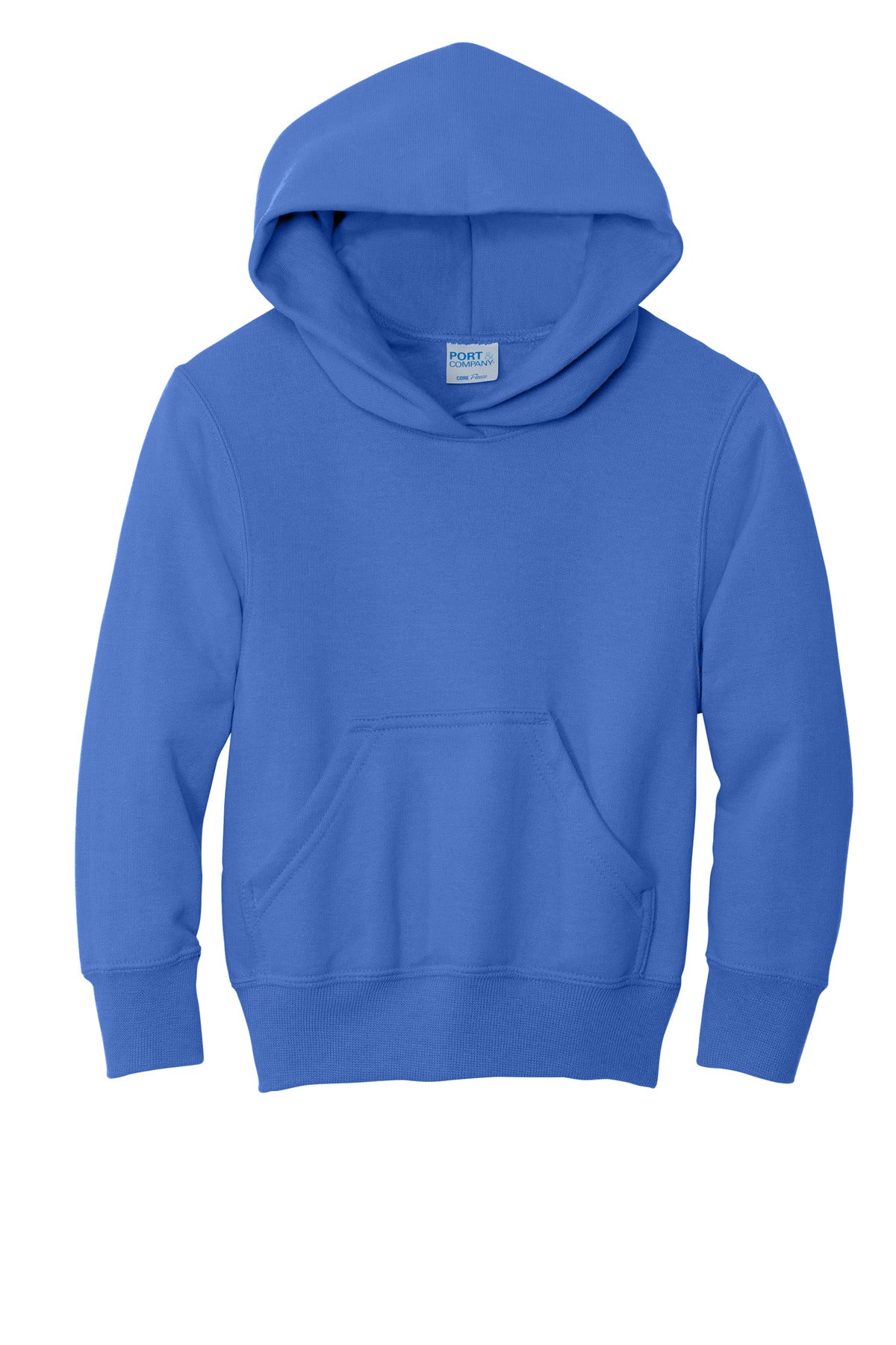 Port & Co Youth Core Fleece Pullover Hooded Sweatshirt. PC90YH