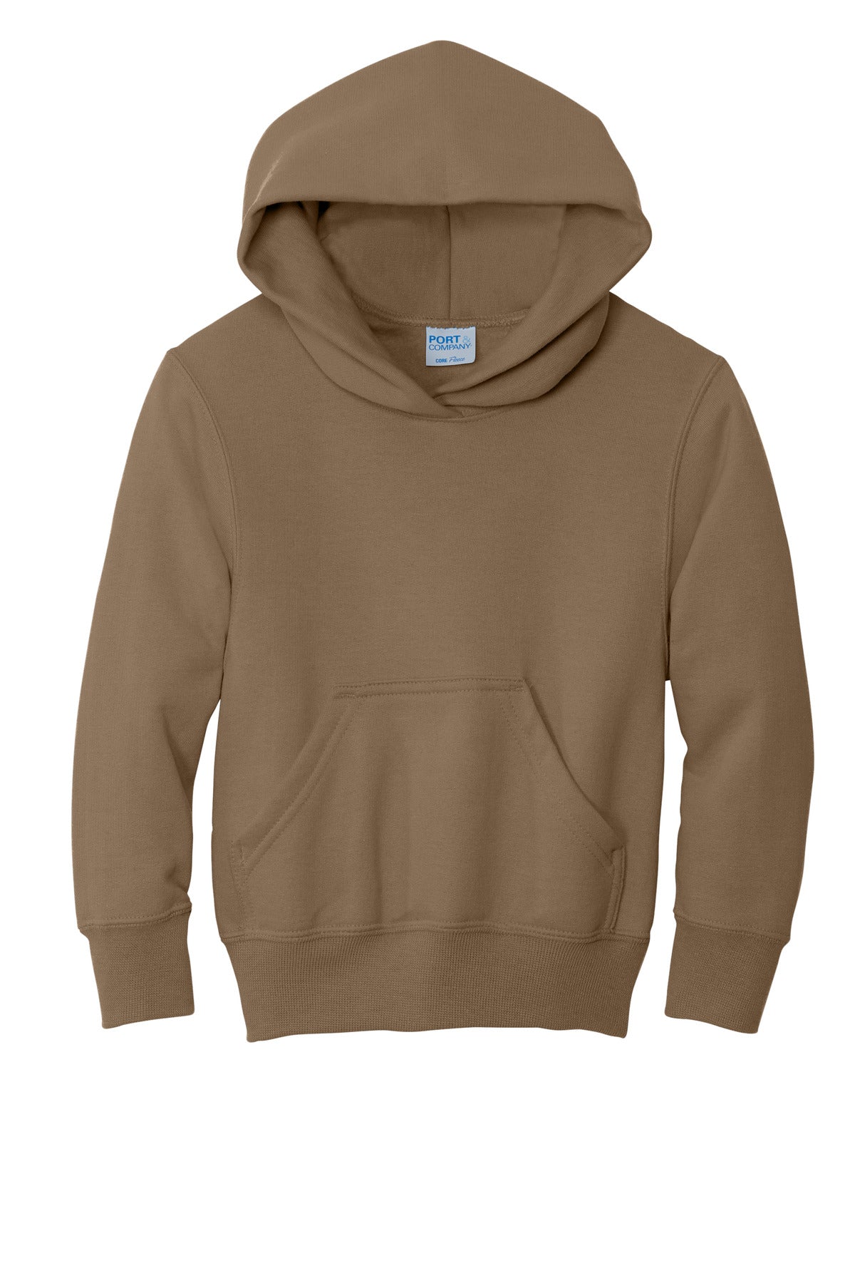 Port & Co Youth Core Fleece Pullover Hooded Sweatshirt. PC90YH