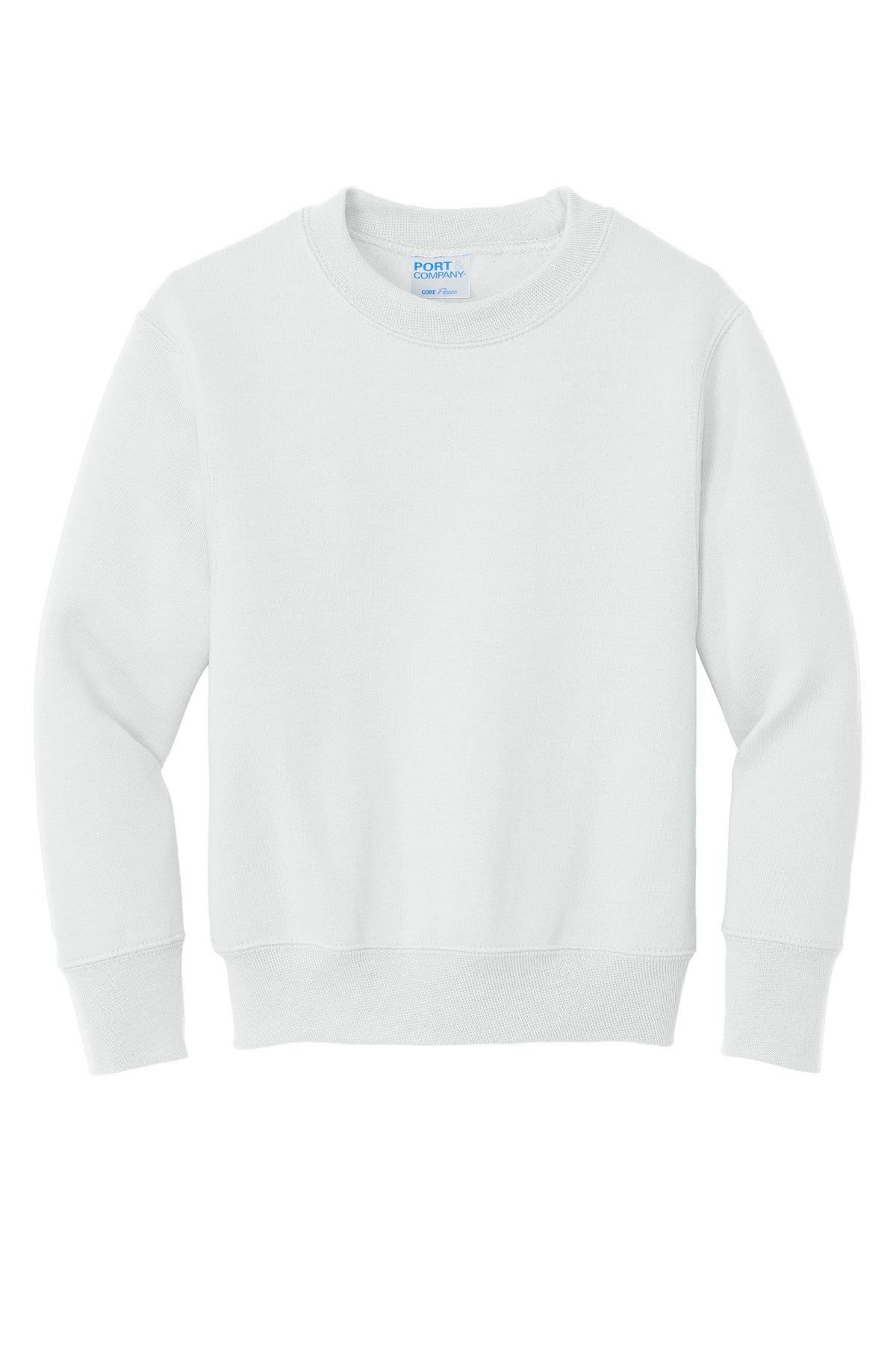 Port & Co Youth Core Fleece Crewneck Sweatshirt. PC90Y