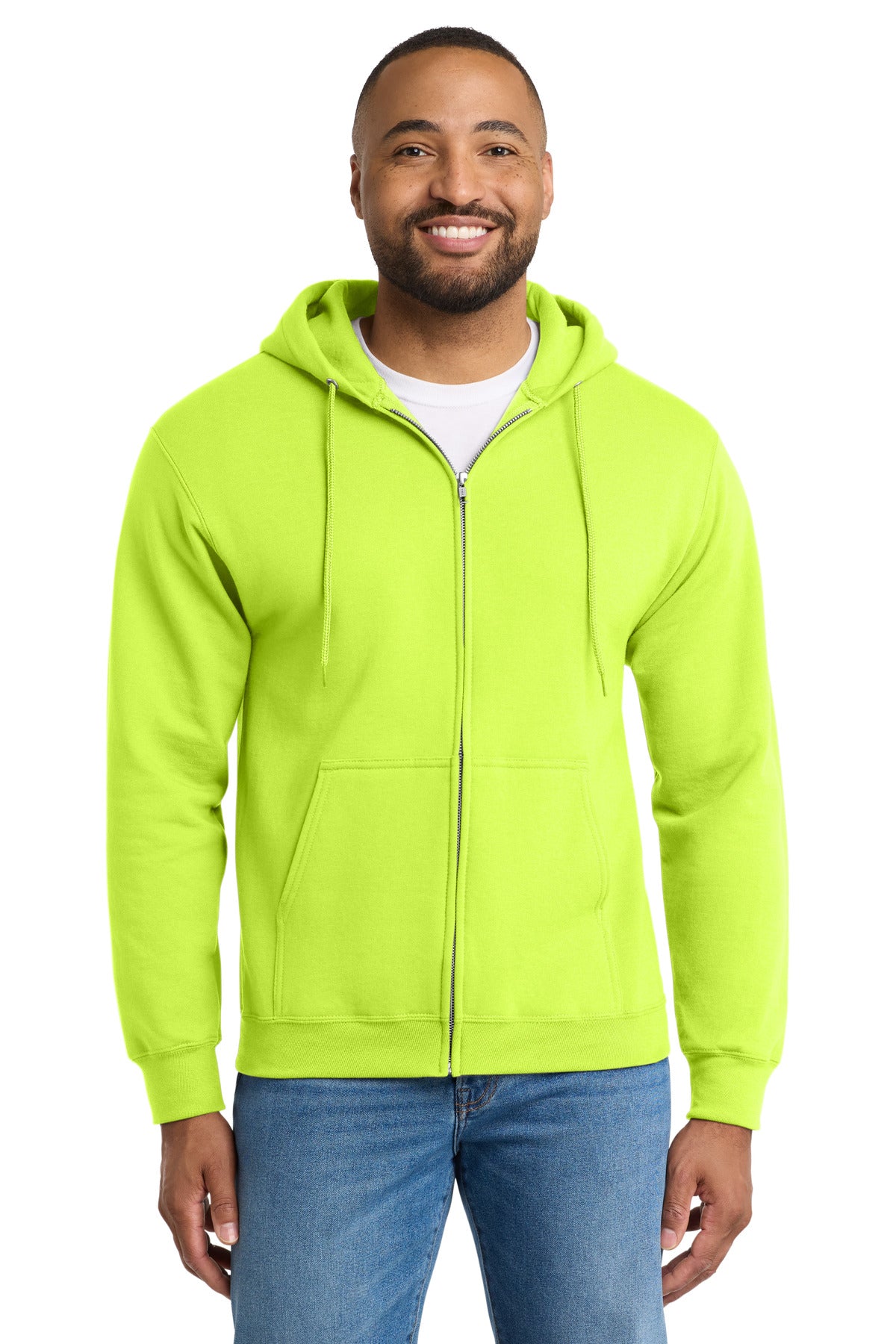 SanMar PC90ZHT_safetygreen_model_front.jpg