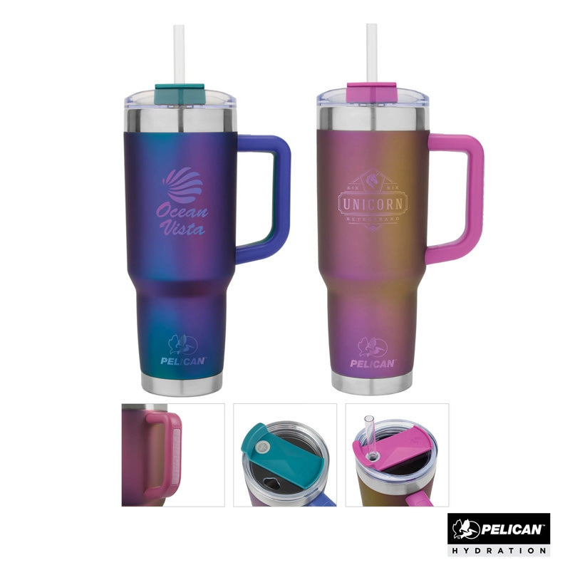 N/A Pelican Porter™ 40 oz. Double Wall Stainless Steel Travel Tumbler - Shimmer Collection