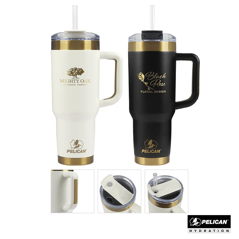 N/A Pelican Porter™ 40 oz. Double Wall Stainless Steel Travel Tumbler - Glow Collection