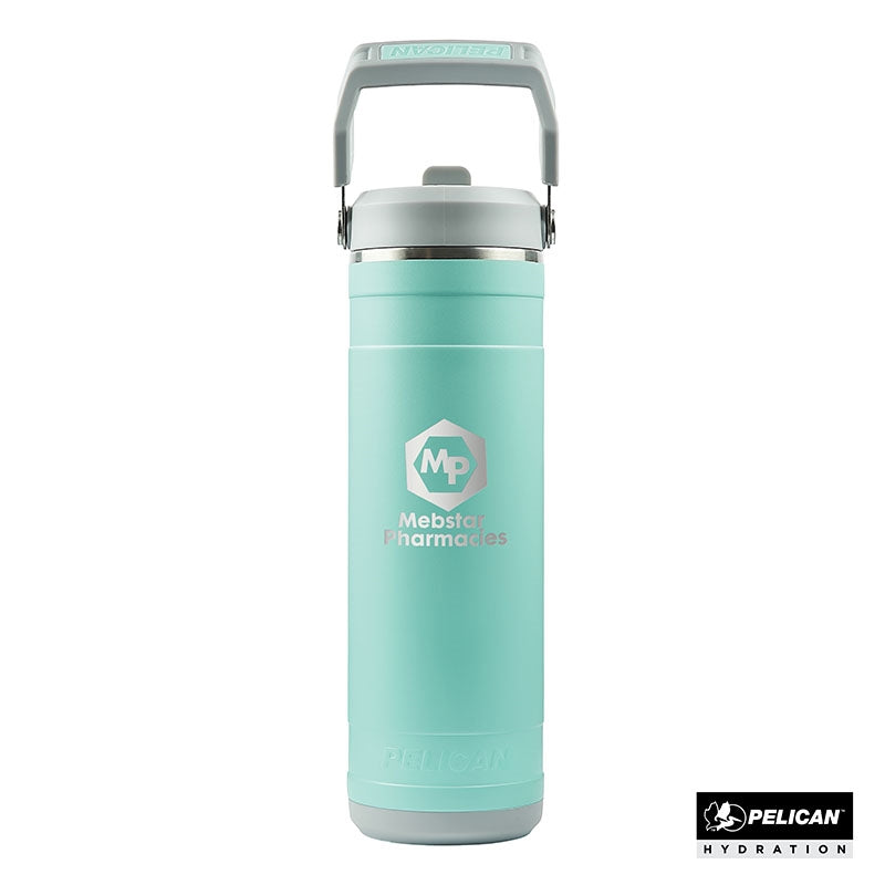 Aqua Pelican Pacific™ 26 oz. Recycled Double Wall Stainless Steel Water Bottle