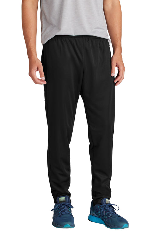 Front View of Blk/Blk Sport-Tek Travel Pant PST800 - XS