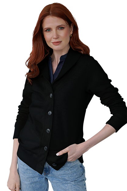 Black Women's Lawren Cardigan - XS