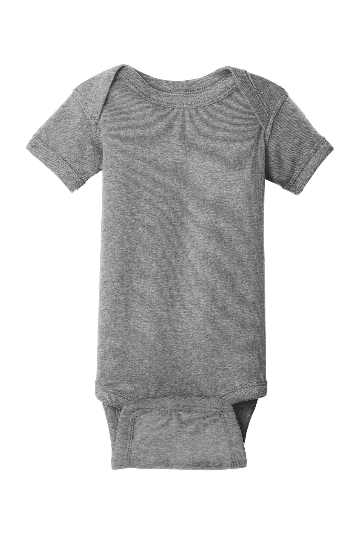 Rabbit Skins Infant Short Sleeve Baby Rib Bodysuit. RS4400