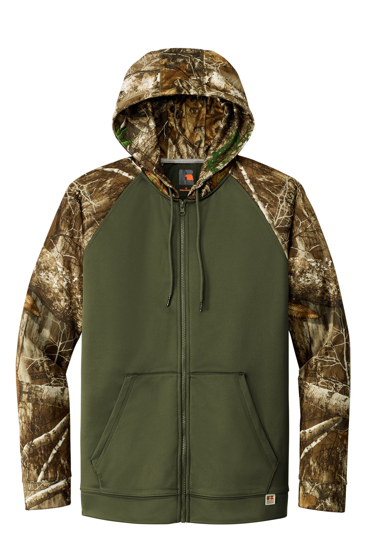 Russell Outdoors Realtree Performance Colorblock Full-Zip Hoodie RU452