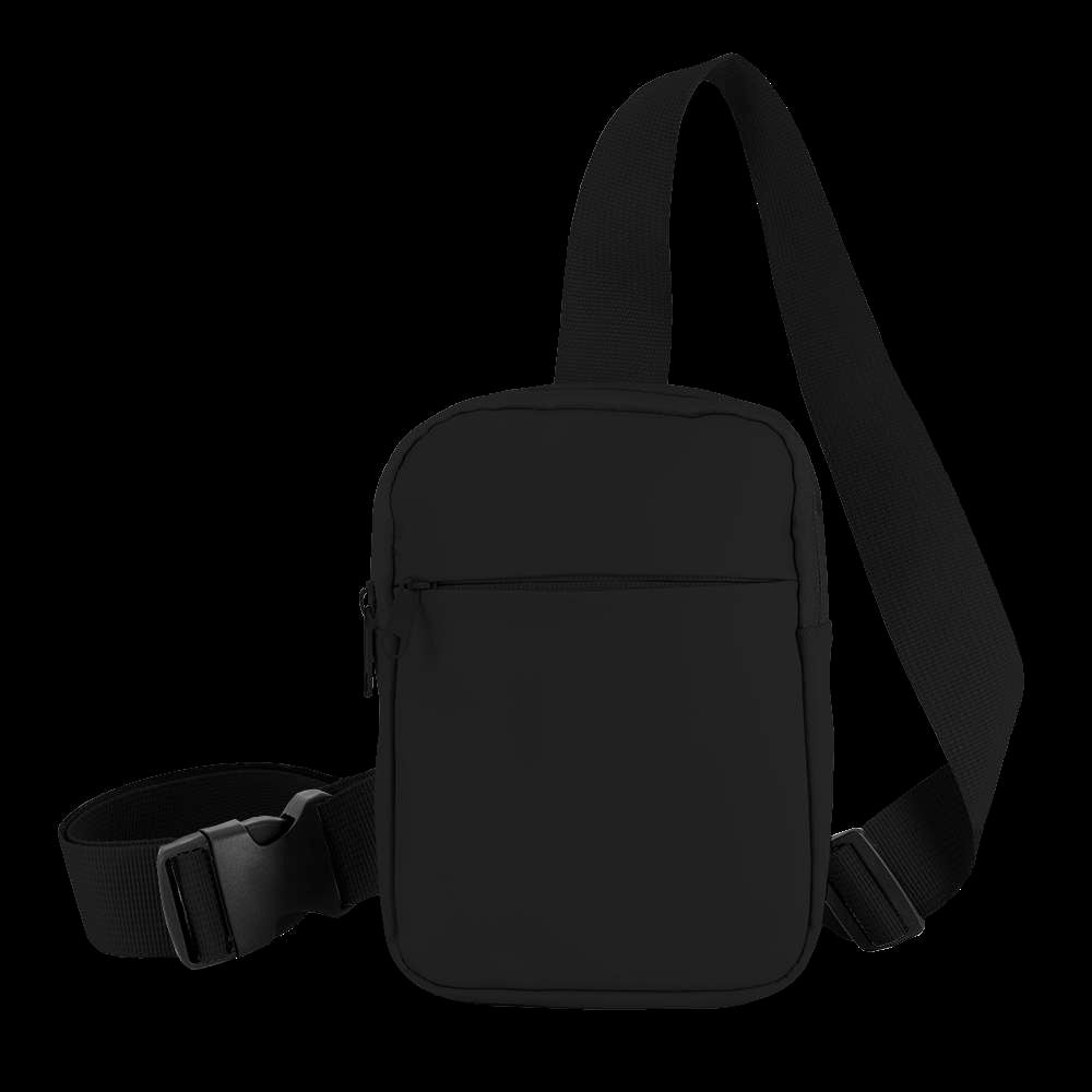 Crosscut Recycled PU Crossbody Bag