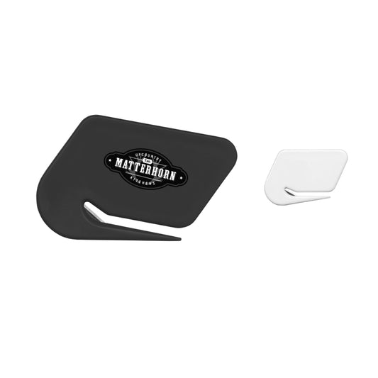 Front View of Blue Letter Opener