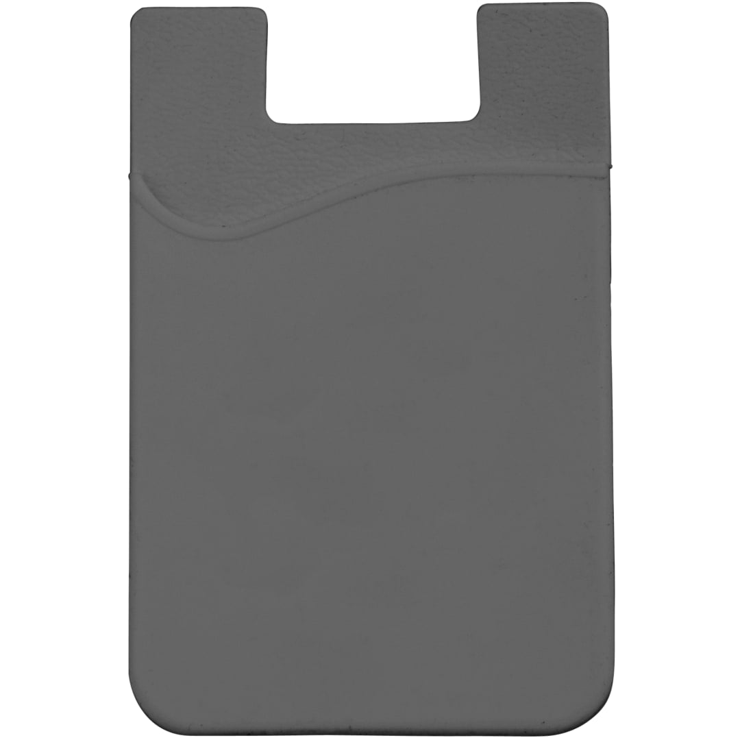 Black Slim Silicone Card Wallet