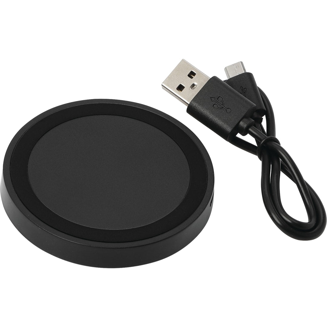 Front View of White Sphere Wireless Charging Pad