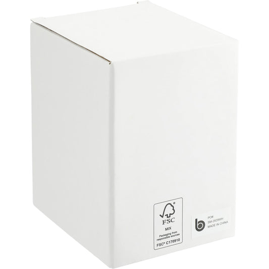 Front View of White Wireless Charger Pen Holder/Dual Outputs