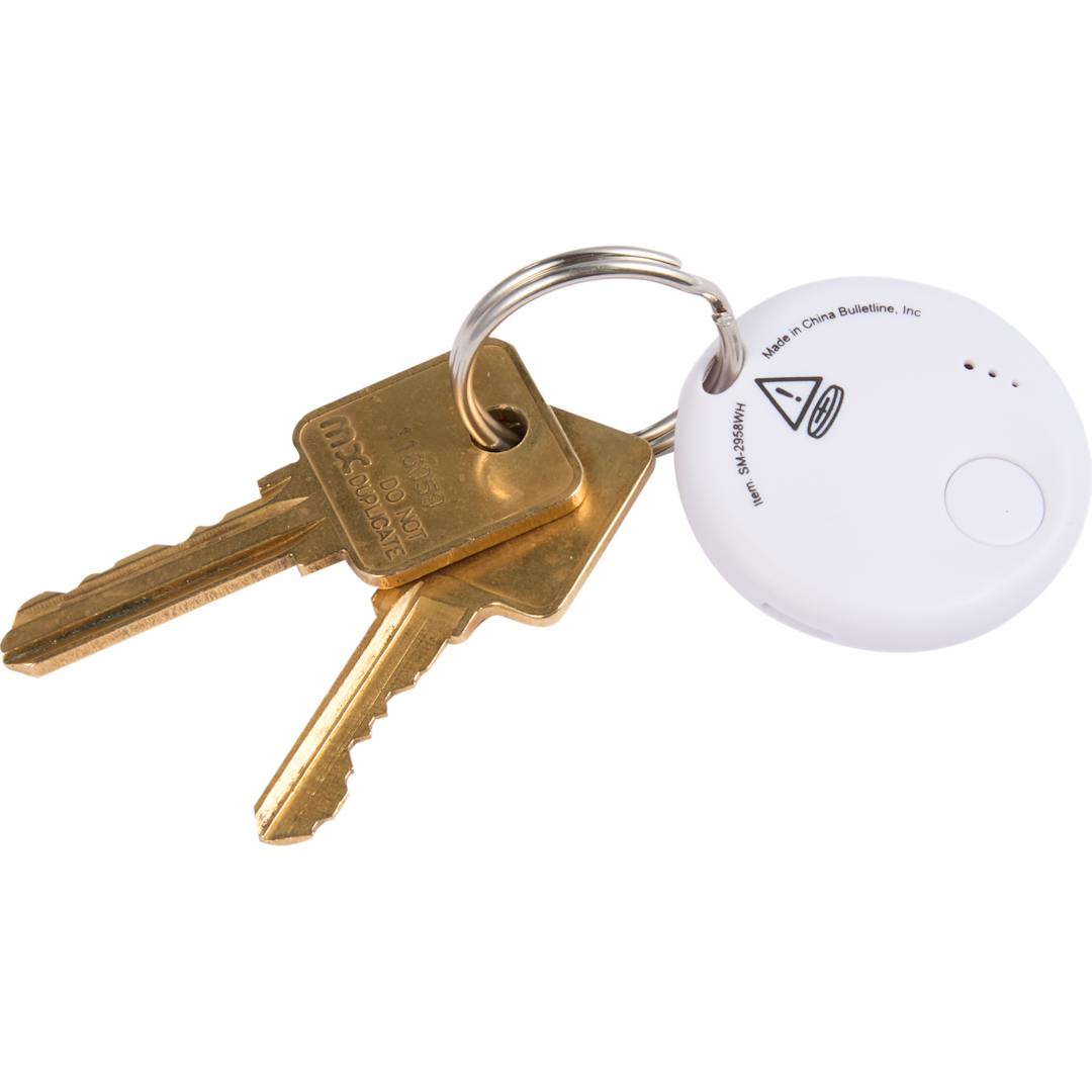 White Find My Keys Bluetooth Tracker