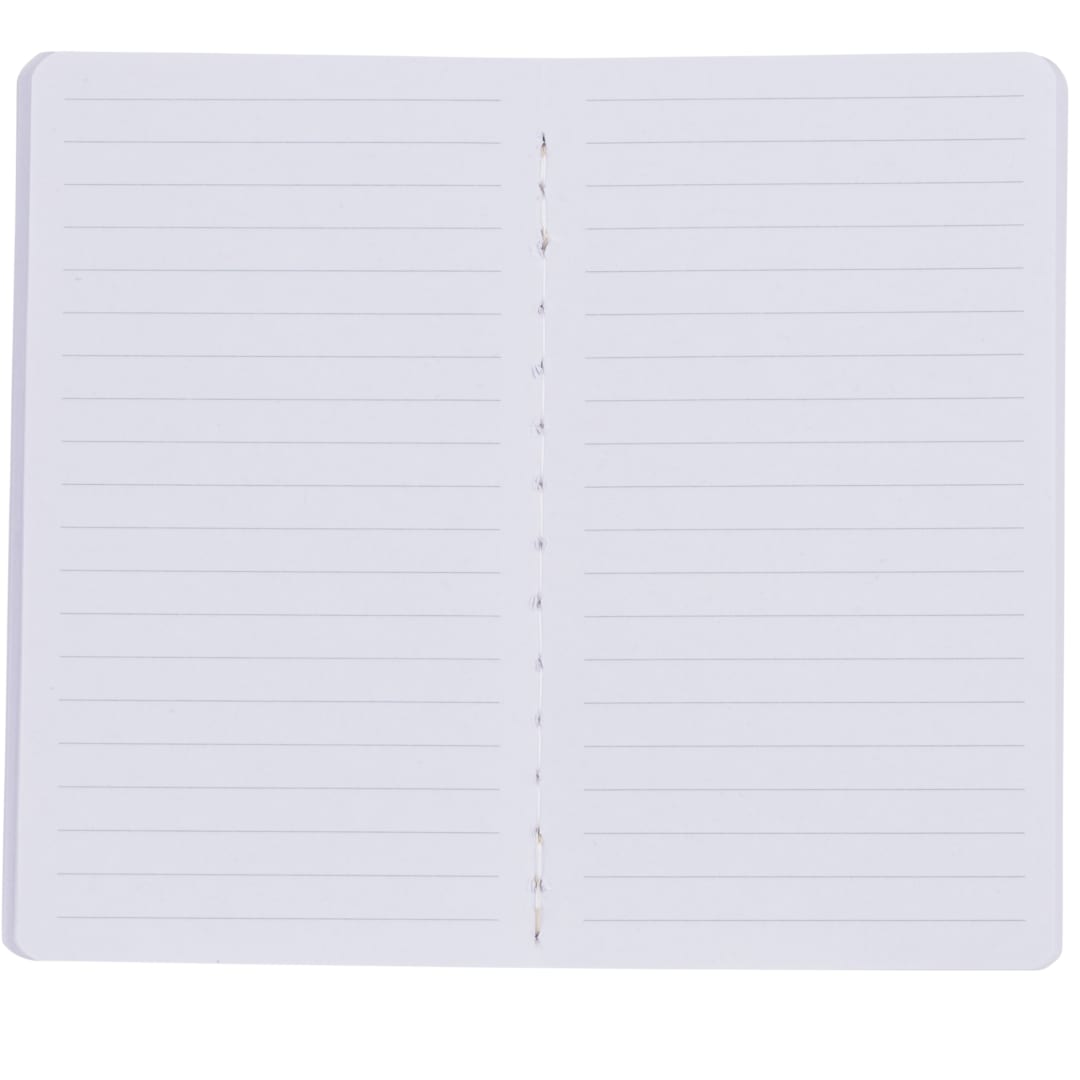 Front View of Natural FSC® Mix 3" x 5" Recycled Mini Notebook