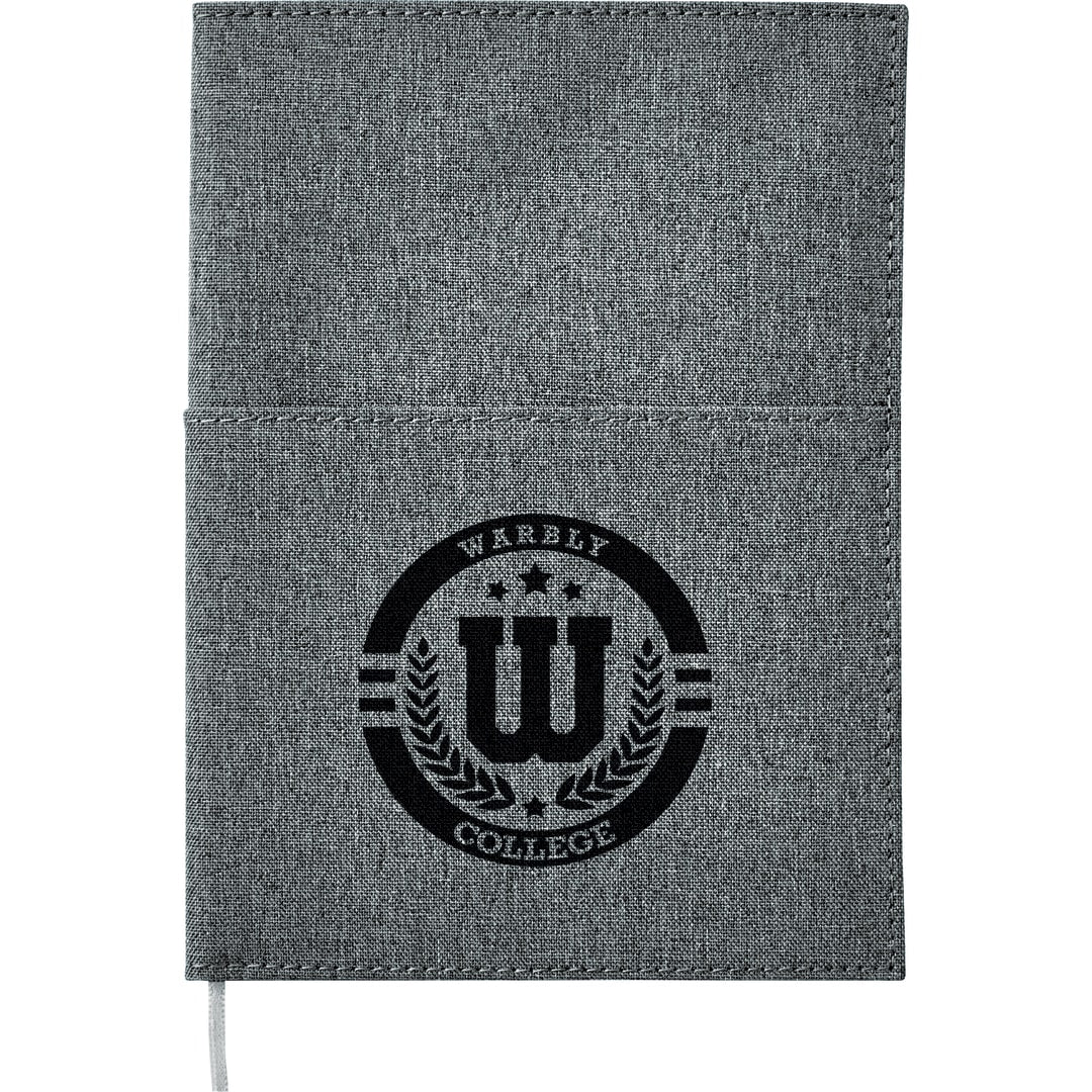 FSC® Mix 5" x 7" Canvas Pocket Refillable Notebook