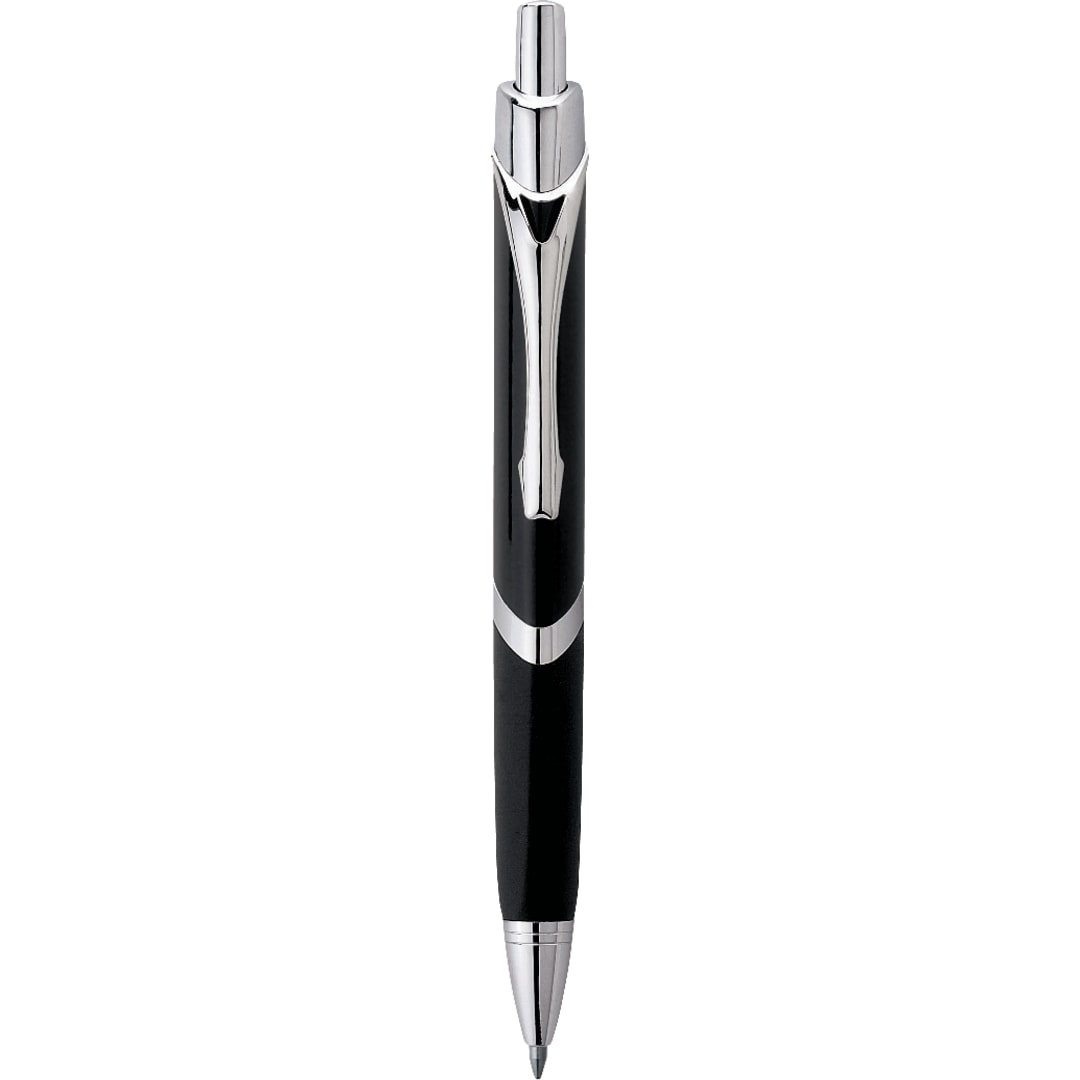 Front View of Black w SoBe Ballpoint Pen