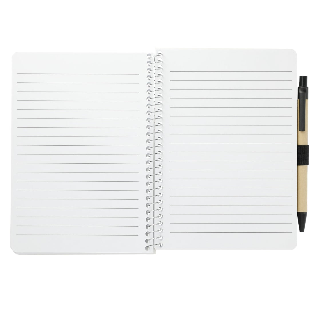 FSC® Mix 5” x 7” Spiral Notebook with Pen