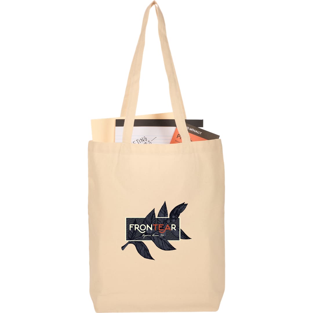 Front View of Natural Cove 5oz Organic Cotton Tote