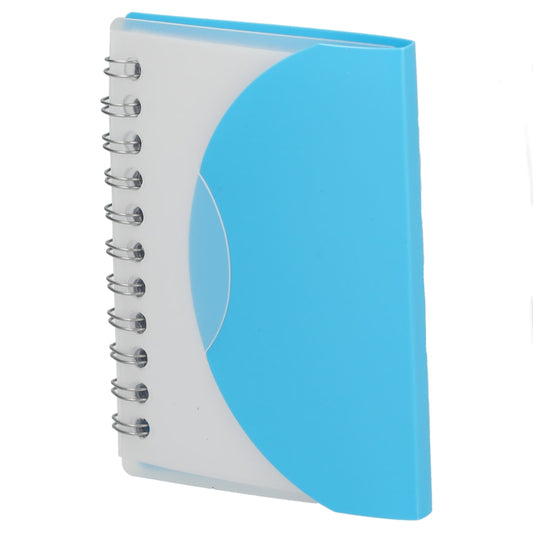 Blue FSC® Recycled 3.4” x 4.5” Post Spiral Notebook