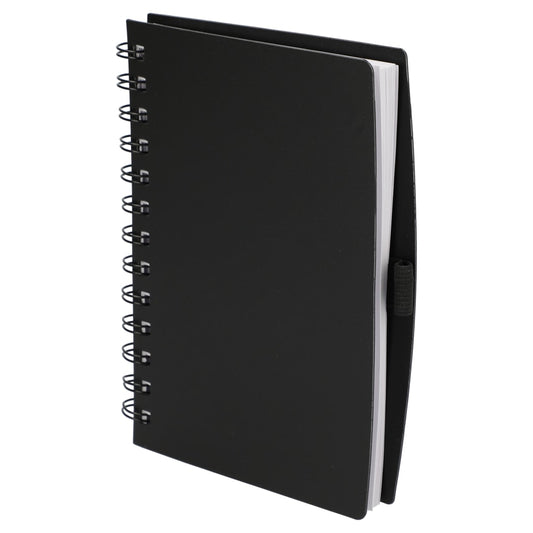 Black FSC® Recycled 5.5” x 7” Coordinator Notebook