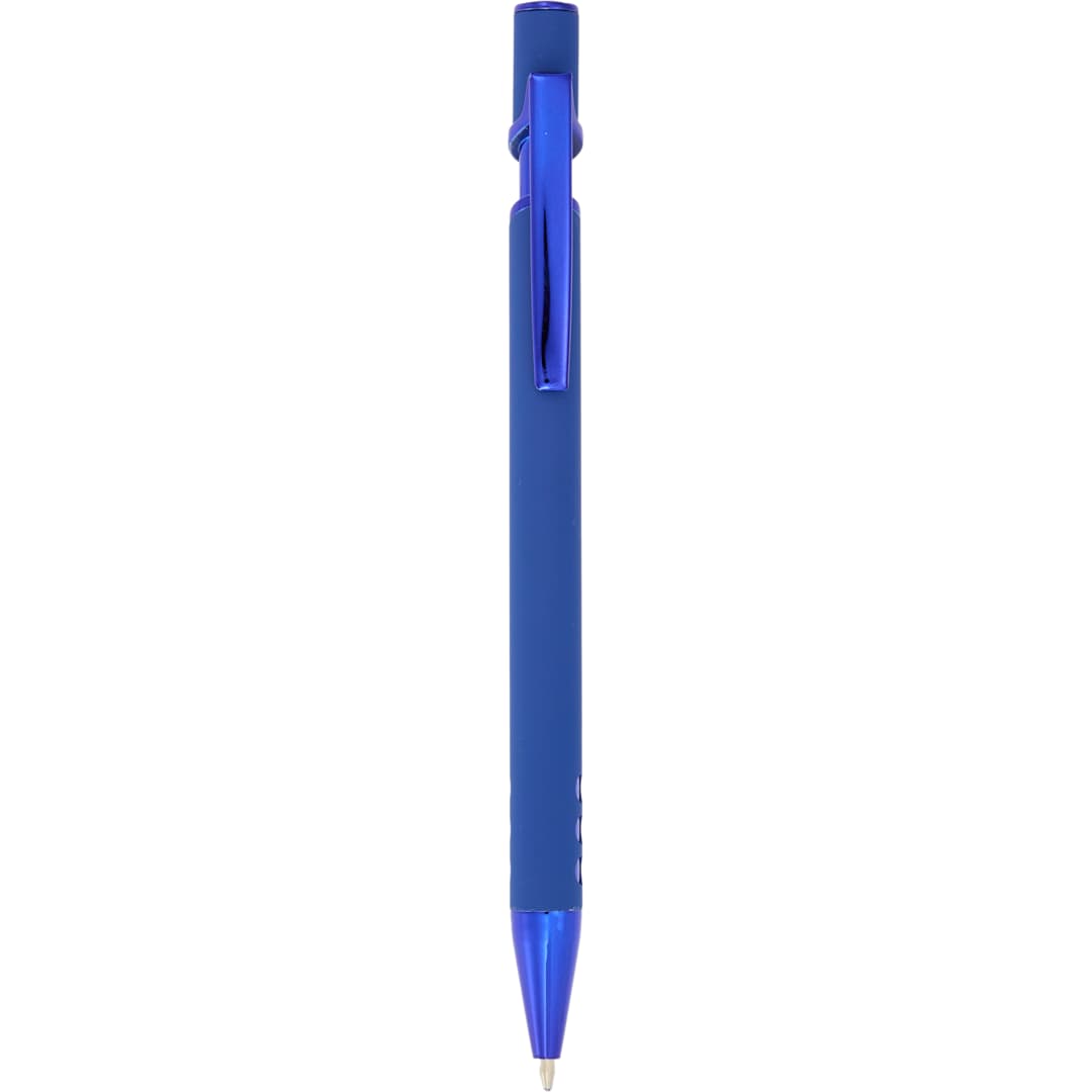 Front View of Black Vera Recycled Aluminum Gel Pen?