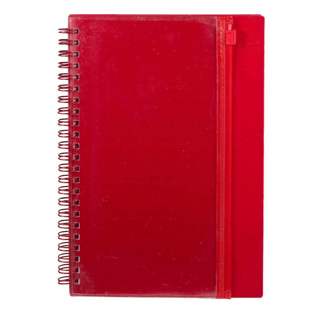 5.5" x 8.5" Spiral Notebook with Clear Pocket