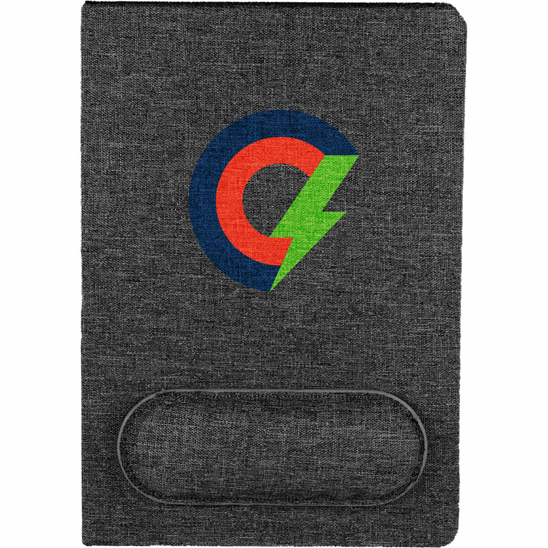 5.5" x 8.5" FSC® Recycled Mouse Pad Bound Notebook