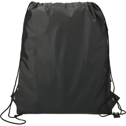 Front View of Black Adventure Insulated Drawstring