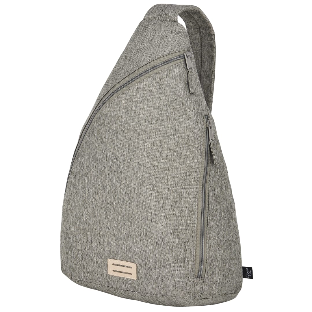 Front View of Gray THE GOODS™ Recycled Sling