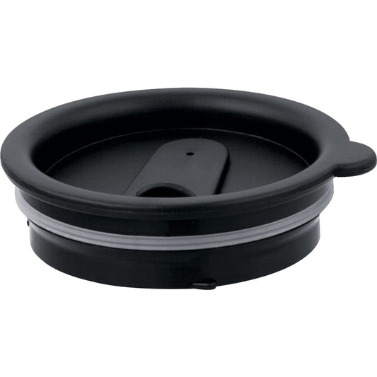 Front View of Silver Laguna 16oz Travel Mug