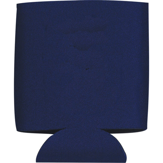 Front View of Black 12oz Collapsible Can Insulator