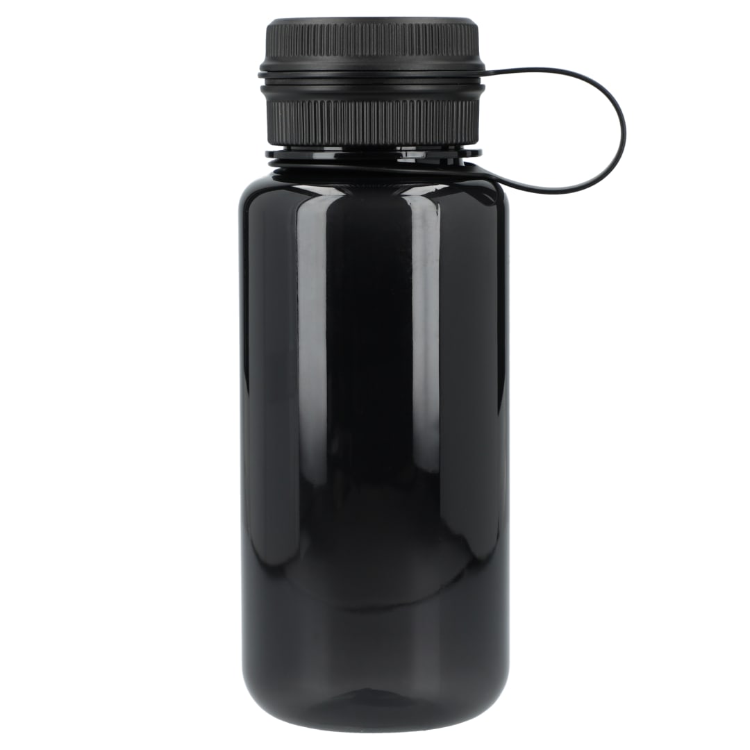 Front View of Gray Quest Tritan™ Renew Sports Bottle 30oz