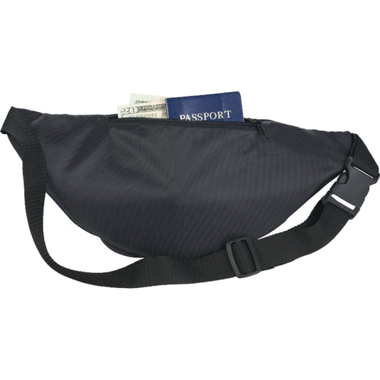 Black Hipster Deluxe Fanny Pack