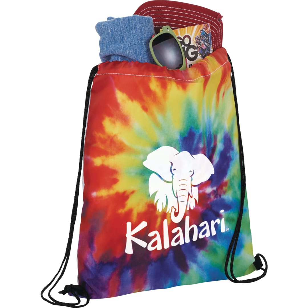 Tie Dye Drawstring Bag
