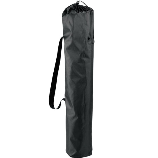 Front View of Black Fanatic Event Folding Chair