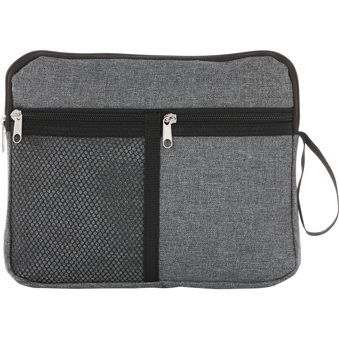 Front View of Black Multi-Purpose Travel Bag