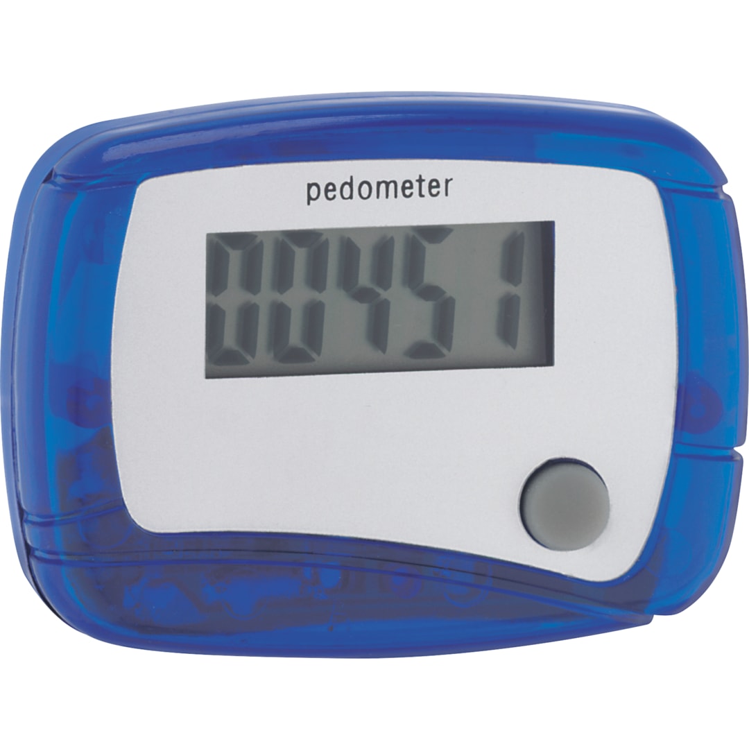 Front View of Translucent Green (TGR) In Shape Pedometer
