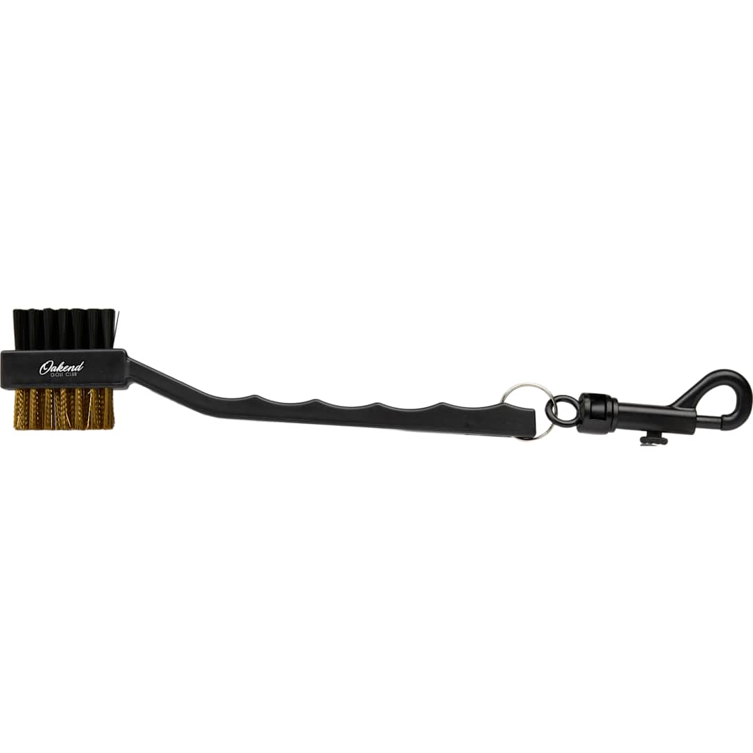 Front View of Black Recycled Golf Brush