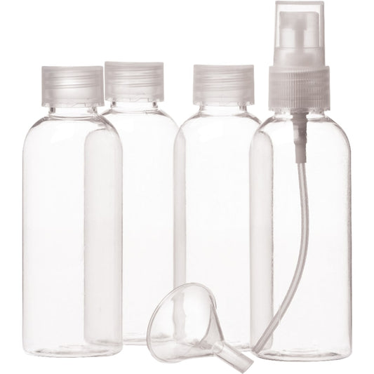 Front View of Clear Carry-On Kit