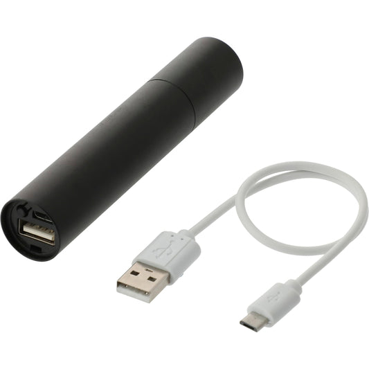 Black Rechargeable 1200mah Flashlight