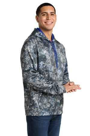 Sport-Tek Sport-Wick Mineral Freeze Fleece Hooded Pullover. ST230