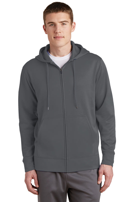 Sport-Tek Sport-Wick Fleece Full-Zip Hooded Jacket. ST238