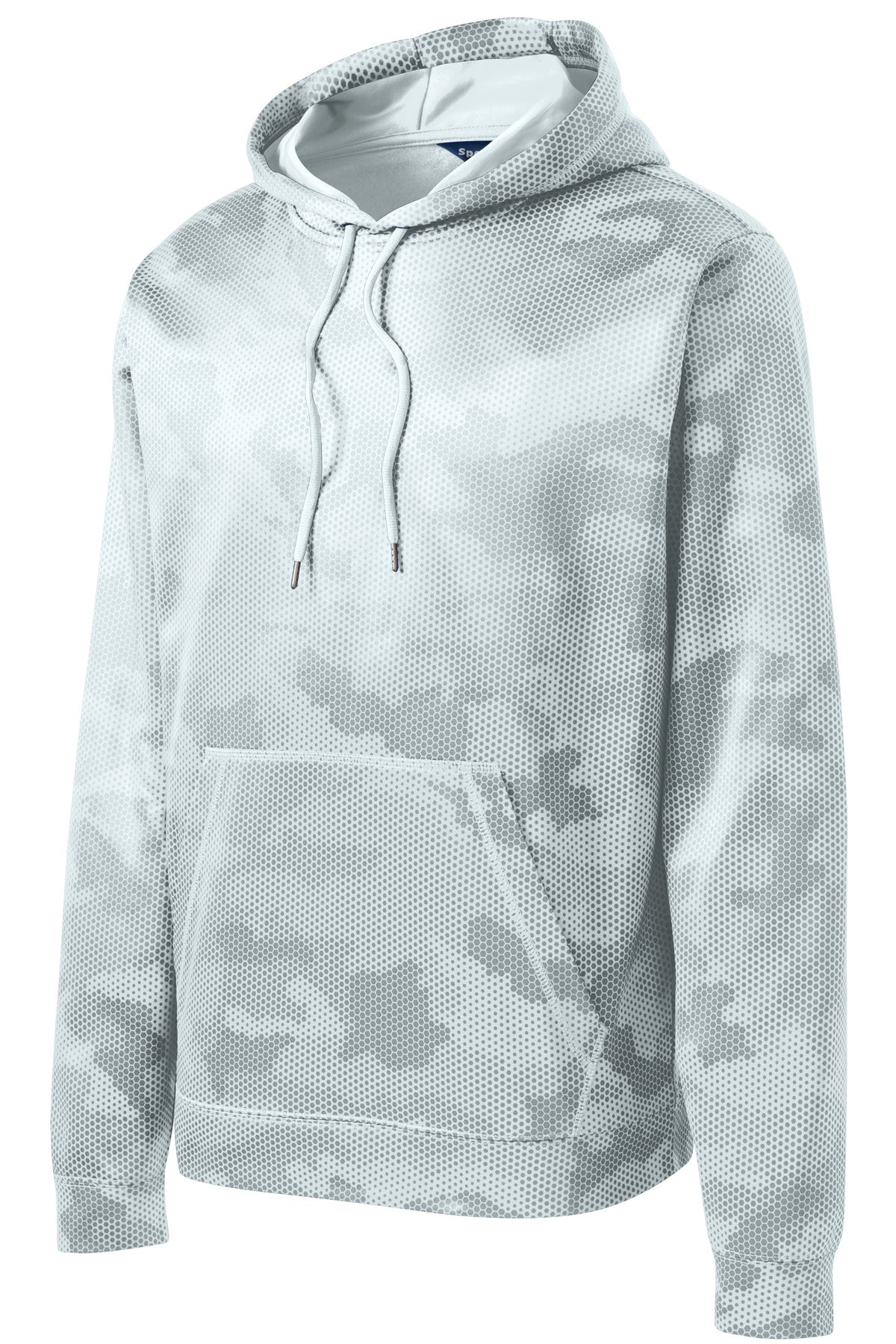 Sport-Tek Sport-Wick CamoHex Fleece Hooded Pullover. ST240