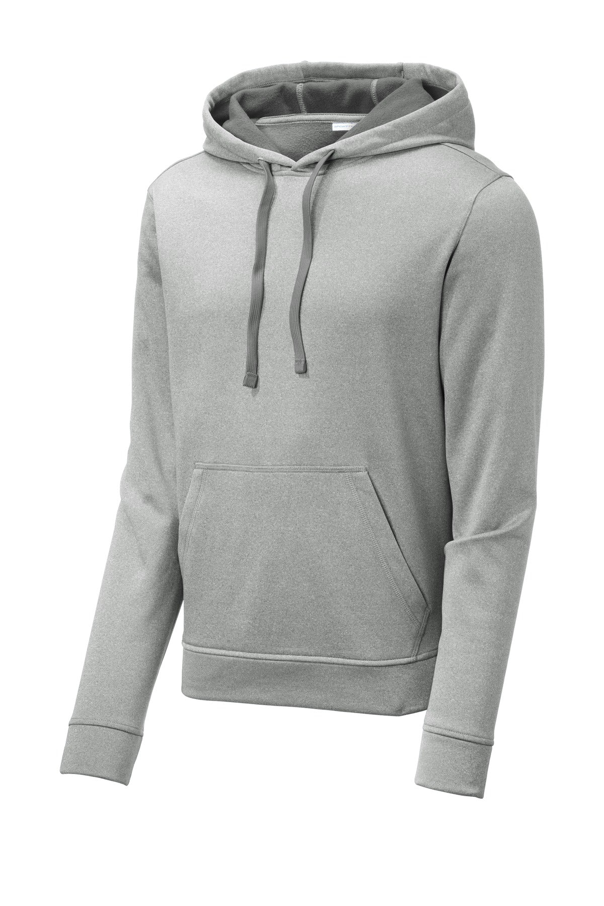 Sport-Tek PosiCharge Sport-Wick Heather Fleece Hooded Pullover. ST264