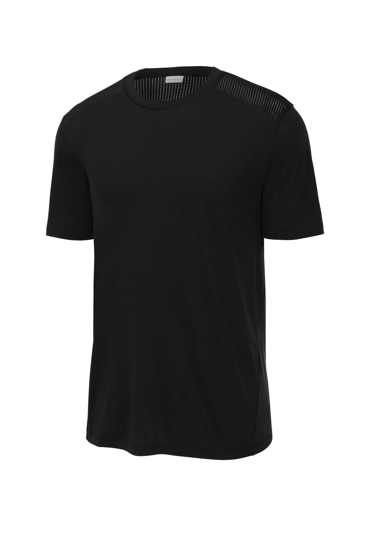Sport-Tek PosiCharge Tri-Blend Wicking Draft Tee. ST410