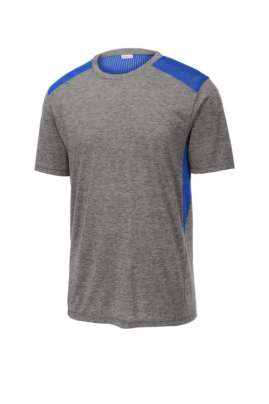 Sport-Tek PosiCharge Tri-Blend Wicking Draft Tee. ST410