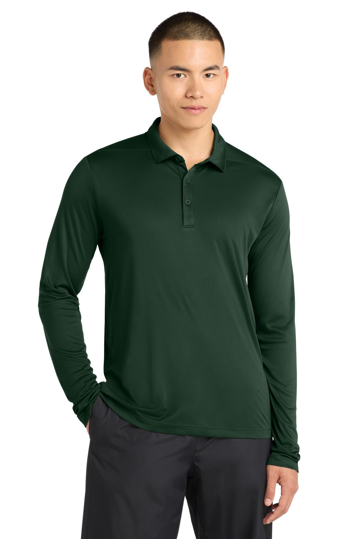 SanMar ST520LS_forestgreen_model_front.jpg